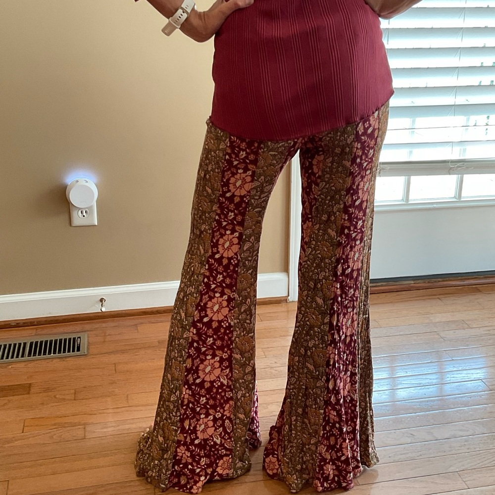 ❌ FINAL B4 RELISTING ❌ Free People Wide Leg Gauzy Pants - Picture 3 of 6